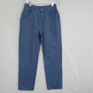 Lauren Ralph Lauren Jeans Womens 10 Casual Tapered Cotton‎ 5-Pocket Denim Blue